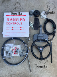 Лодочный мотор Hangkai 9.9 Plus (по факту 20) с дистанцией